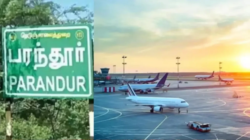 parandur airport construction work delayed due to land acquisition 123077993