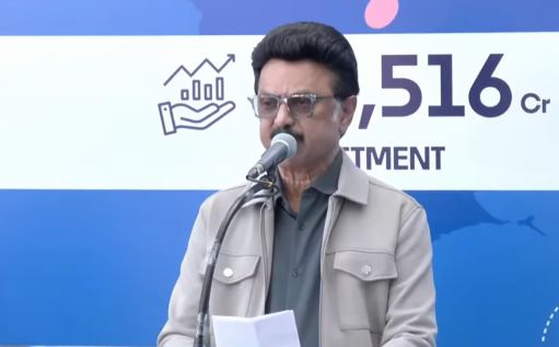 வெளிநாடு பயணத்தை முடித்து தமிழ்நாடு திரும்பிய முதலமைச்சர் மு.க.ஸ்டாலின்… விமான நிலையத்தில் உற்சாக வரவேற்பு… 2 4