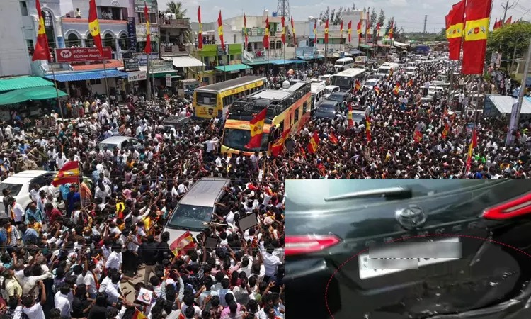 விஜய்யின் பவுன்சர்கள் சென்ற வாகனம் விபத்தில் சிக்கியது IMG 20250927 WA0091