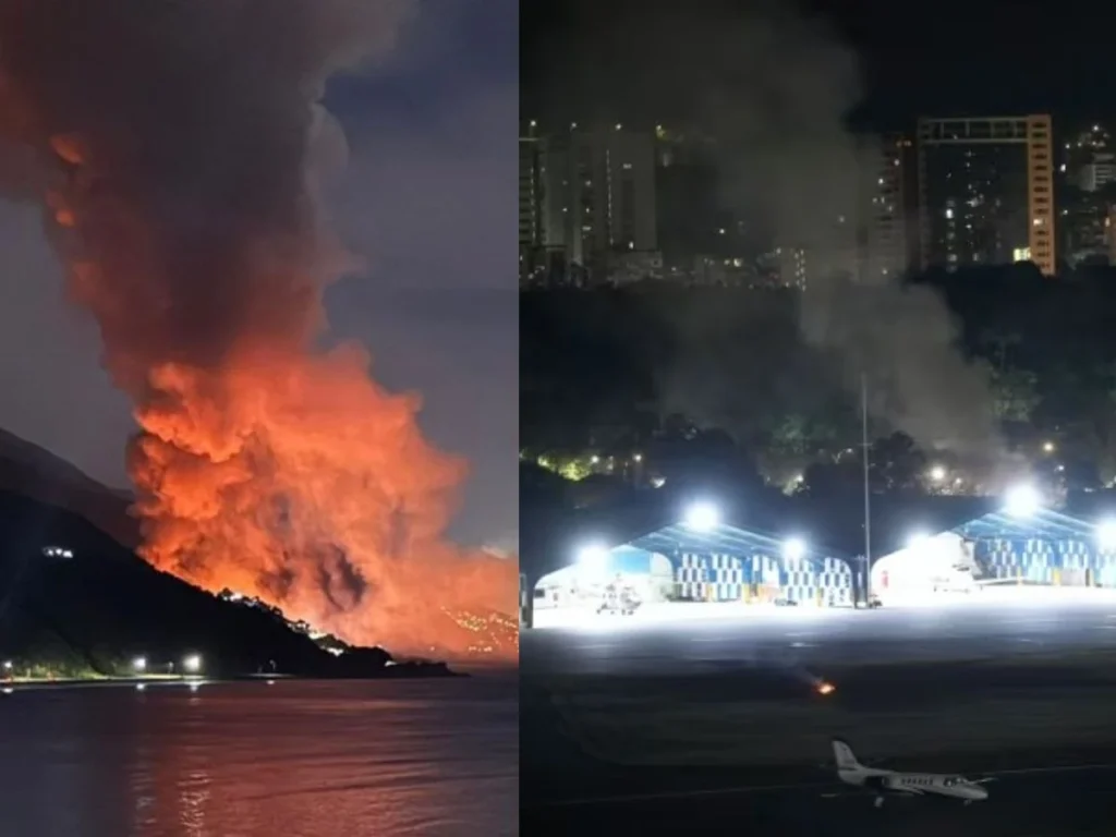 தீவிரமடையும் அமெரிக்கா போர்!. வெனிசுலா தலைநகர் கராகஸ் மீது ஏவுகணைத் தாக்குதல்! venezuela blasts