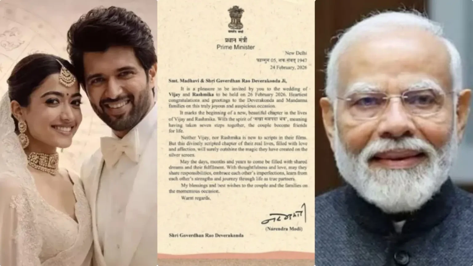 விஜய் தேவரகொண்டா-ராஷ்மிகா திருமணம்!. பிரதமர் மோடிக்கு அழைப்பு? Wedding Of Virosh PM Modi