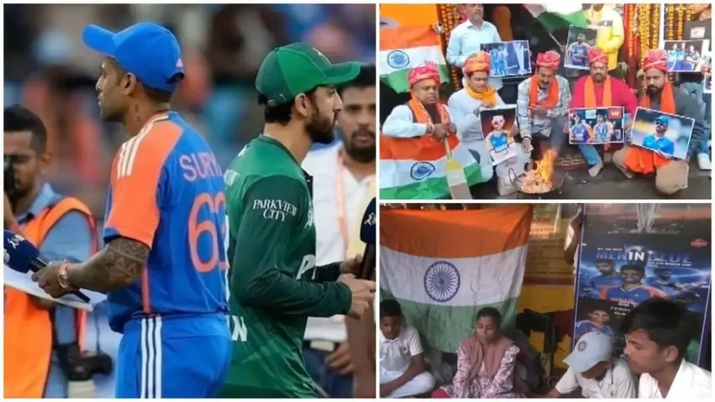 IND vs PAK T20| இந்தியா வெற்றிபெற நாடு முழுவதும் ரசிகர்கள் வழிபாடு!. praying for India victory