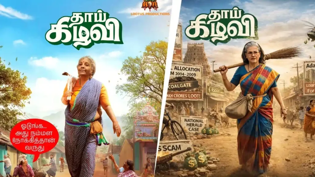 அரசியலில் ‘ராதிகா’ எஃபெக்ட்!. OG தாய் கிழவி; யாருக்குப் பொருத்தம்? நிர்மலா VS சோனியா காந்தி! thaai kelavi bjp cong