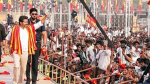 'தவெக'வின் இரண்டாண்டு ரிப்போர்ட் கார்டு! மூன்றாம் ஆண்டு முடிவுரையா? தொடக்கமா? 6 vijay 2 manadu madurai