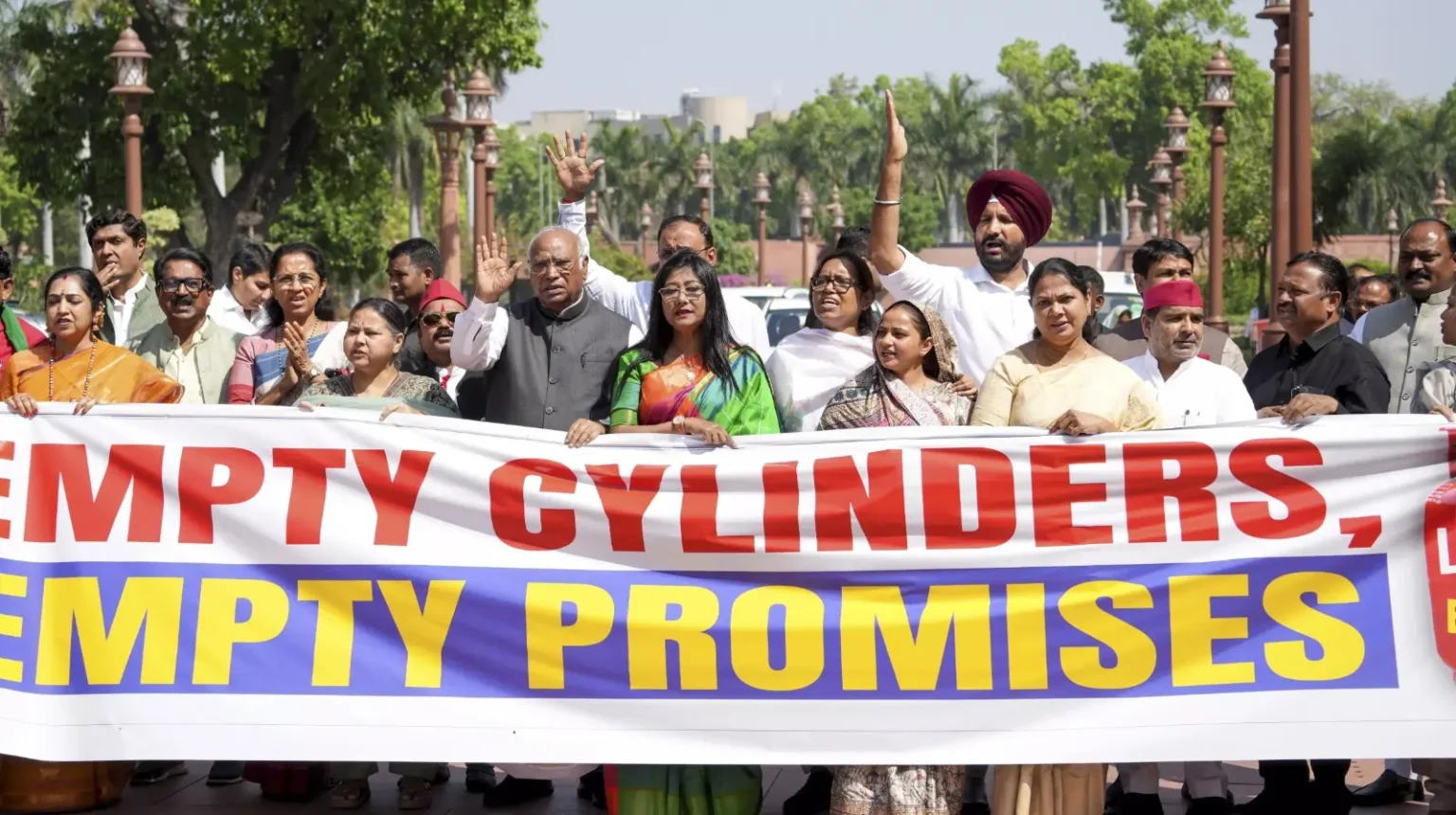 Opposition MP Protest