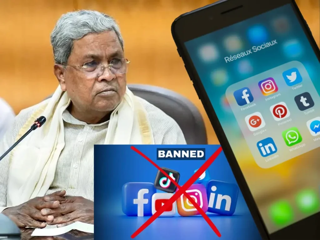 bans social media karnataka