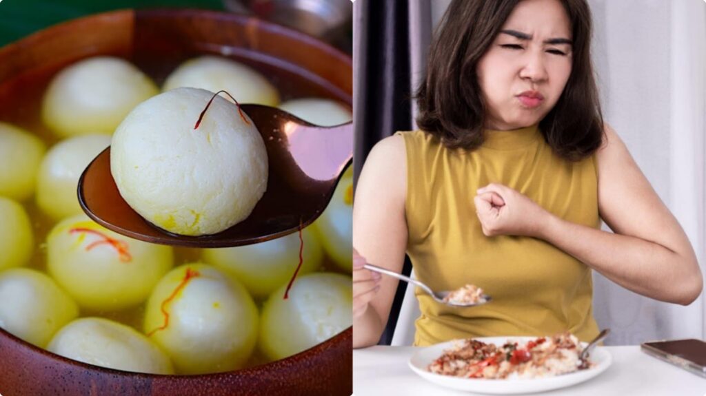 ரசகுல்லா சாப்பிட்டவர் மரணம்!. உணவு சுவாசக்குழாயில் சிக்கிக்கொண்டால் உடனடியாக என்ன செய்வது?. death after rasgulla