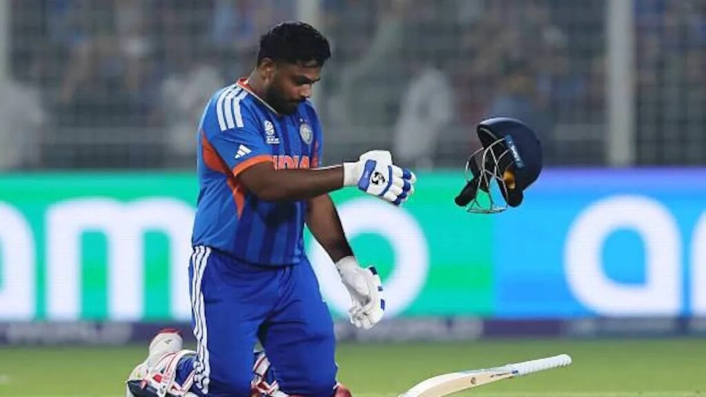 sanju samson helmet issue