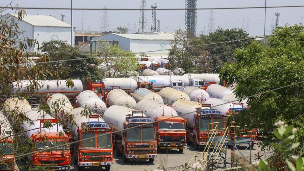 LPG tanker lorry strike