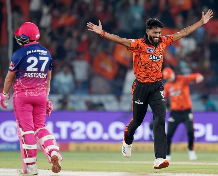 அறிமுகப் போட்டியிலேயே அசத்தல்!. முதல் ஓவரிலேயே 3 விக்கெட்! ஐபிஎல்-ஐ மிரட்டும் இளம் வீரர் பிரஃபுல்!. RR VS SRH Praful