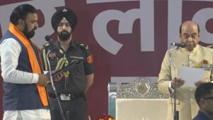 பீகார் வரலாற்றில் முதல்முறையாக பாஜக சிஎம்!. பதவியேற்றார் சாம்ராட் சவுத்ரி!. Samrat Choudhary oath