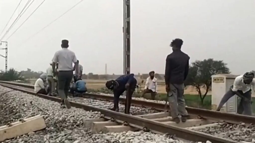 bomb railway track punjab