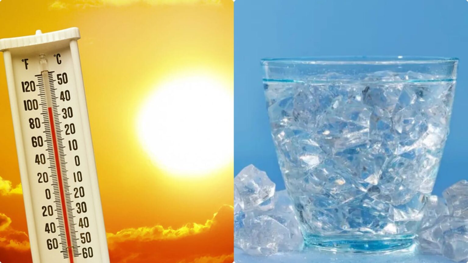 ice water