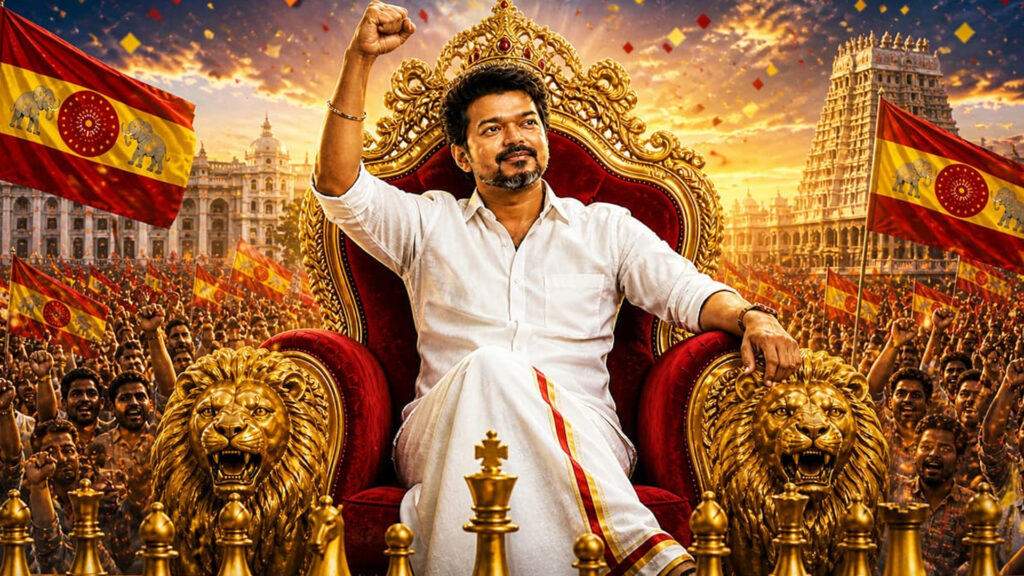 சட்டமன்ற தேர்தலில் வாகை சூடிய விஜய்; தவெக கரங்களில் தமிழ்நாடு! 012 tvk vijay