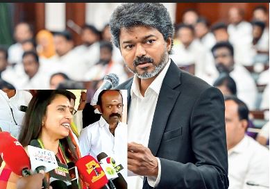 முதலமைச்சர் விஜய்க்கு சிறிது காலம் அவகாசம் கொடுக்க வேண்டும்..! நடிகை கஸ்தூரி பேட்டி..! 2 10