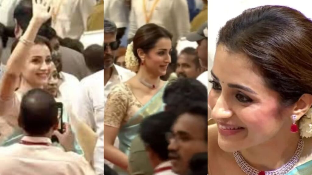 Actress Trisha participates