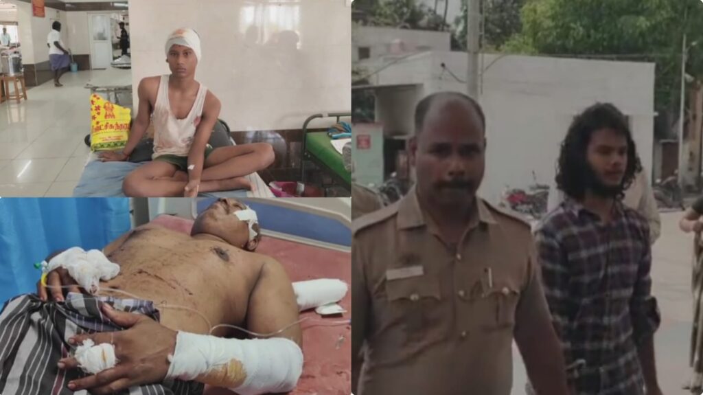 ஒரே குடும்பத்தைச் சேர்ந்த 3 பேருக்கு அரிவாள் வெட்டு!. திமுக கவுன்சிலர் மகன் போலீசில் சரண்! Attempted Murder