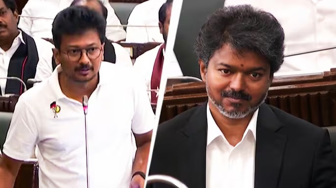 நானும், முதல்வர் விஜய்யும் ஒரே கல்லூரி தான்; ஆனா இங்க திமுக தான் சீனியர்!. உதயநிதி பேச்சு! DMK senior udhay