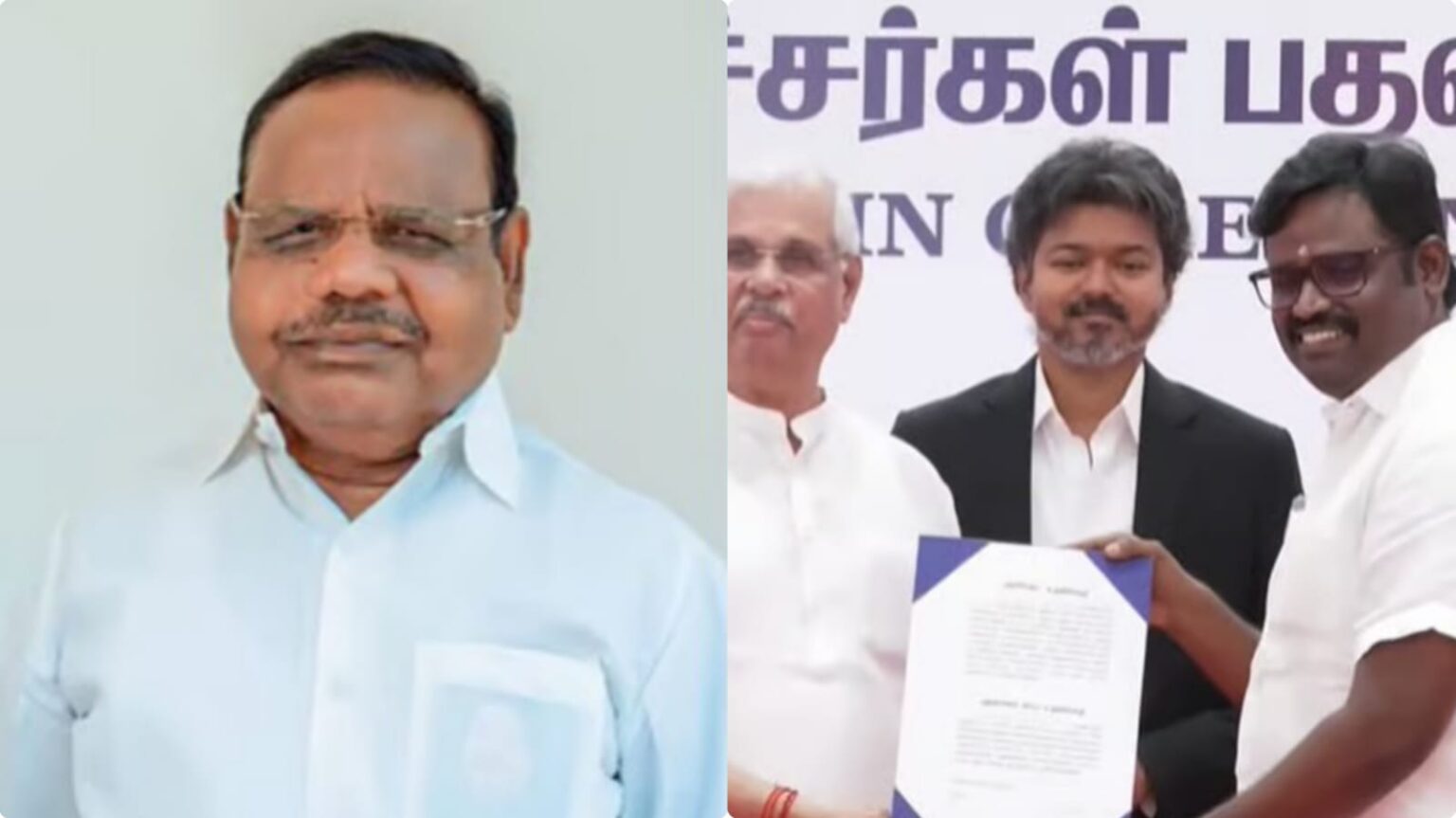 அதிமுகவில் இருந்து விலகிய தனபால்!. மகனுக்கு மந்திரி பதவி கொடுத்த முதல்வர் விஜய்! Dhanapal Quits AIADMK