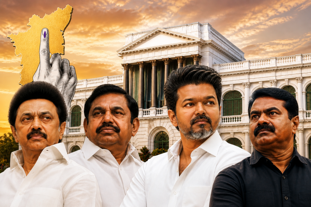 தமிழக தேர்தல் 2026: யார் ஆட்சி அமைக்கப் போகிறார்கள்? இன்று தீர்ப்பு! TN voting