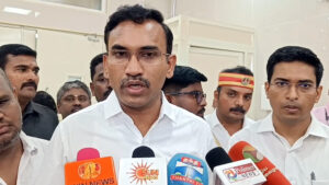 நீட் தேர்வு தேவையில்லை; மாணவர்களுக்காக மனம் திட்டம் – அமைச்சர் அருண்ராஜ் 013 arunraj