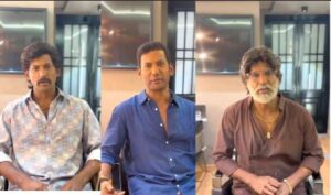 விஷால் இயக்கி, நடித்துள்ள மகுடம்…! 3 கெட் அப்பில் படத்தின் அப்டேட் விளக்கம்..! 2 21