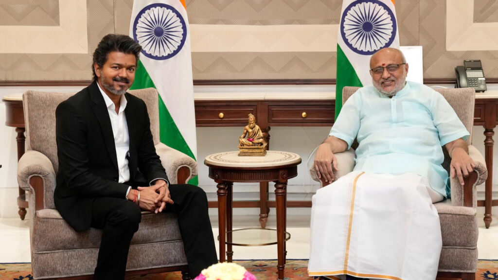 "மக்கள் நலனுக்காக ஒன்றுபடுவோம்": முதல்வர் விஜய் உறுதி- டி.ராஜா 2 3 8