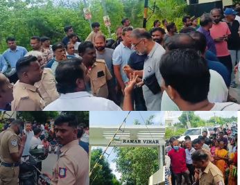 கோவை : பள்ளிப் பேருந்துகளுக்கு அப்பார்ட்மெண்ட் நிர்வாகம் தடை..! குடியிருப்பு வாசிகள் போராட்டம்..! 8 1