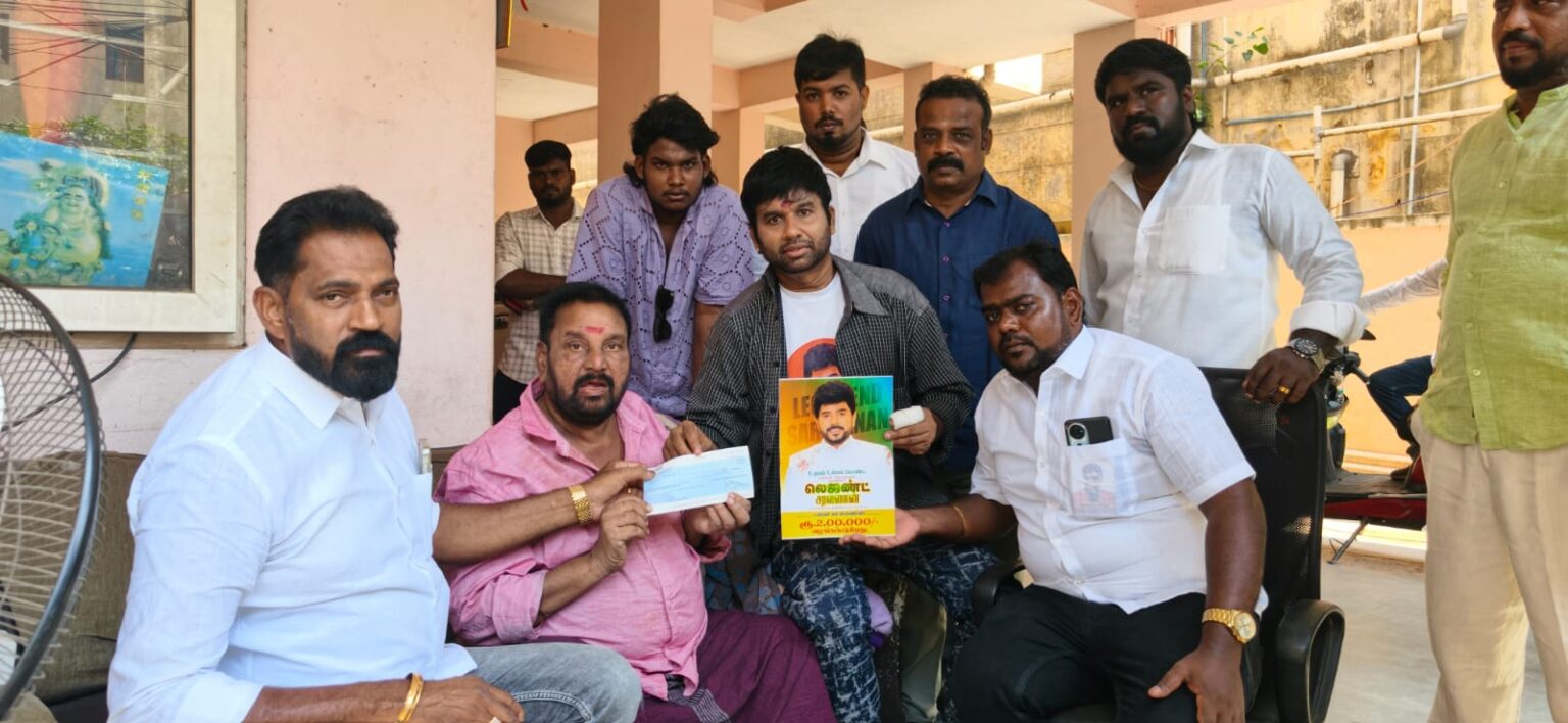 லெஜண்ட் சரவணனின் மனிதநேயம்!. உடல்நலம் பாதிக்கப்பட்ட நடிகர் பாவா லட்சுமணனுக்கு ரூ.2 லட்சம் நிதியுதவி! Legend Saravanan Pava Lakshmanan