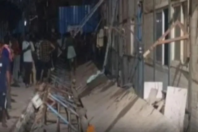 சென்னை மெட்ரோ தொழிலாளர்கள் தங்கியிருந்த ஷெட் இடிந்து விபத்து!. ஒருவர் பலி!. பலர் காயம்! Shed metro workers