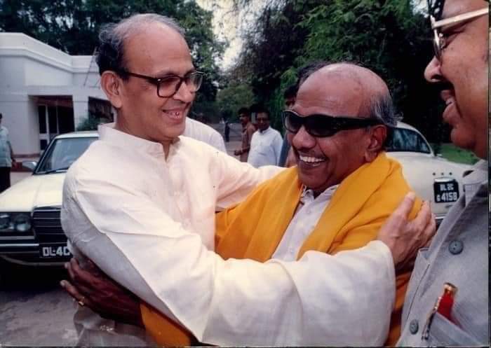VP Sing Karunanidhi