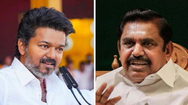 “‘மெர்சல்’ ரிலீஸுக்கு ஈபிஎஸ் வீட்டுக்கு தவழ்ந்து சென்றவர்தானே விஜய்?!” – அதிமுக பதிலடி Vijay EPS