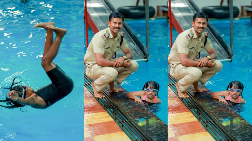 kerala swimming student