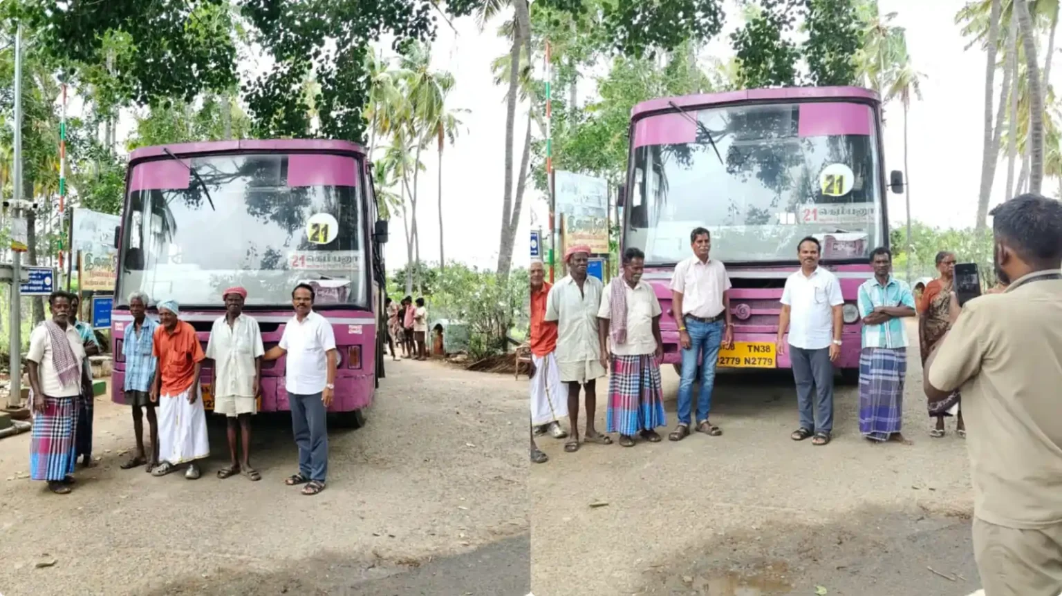 தீண்டாமைக்கு முற்றுப்புள்ளி!. சாதிய பாகுபாட்டை உடைத்து இயக்கப்பட்ட அரசு பேருந்து!. kovai bus
