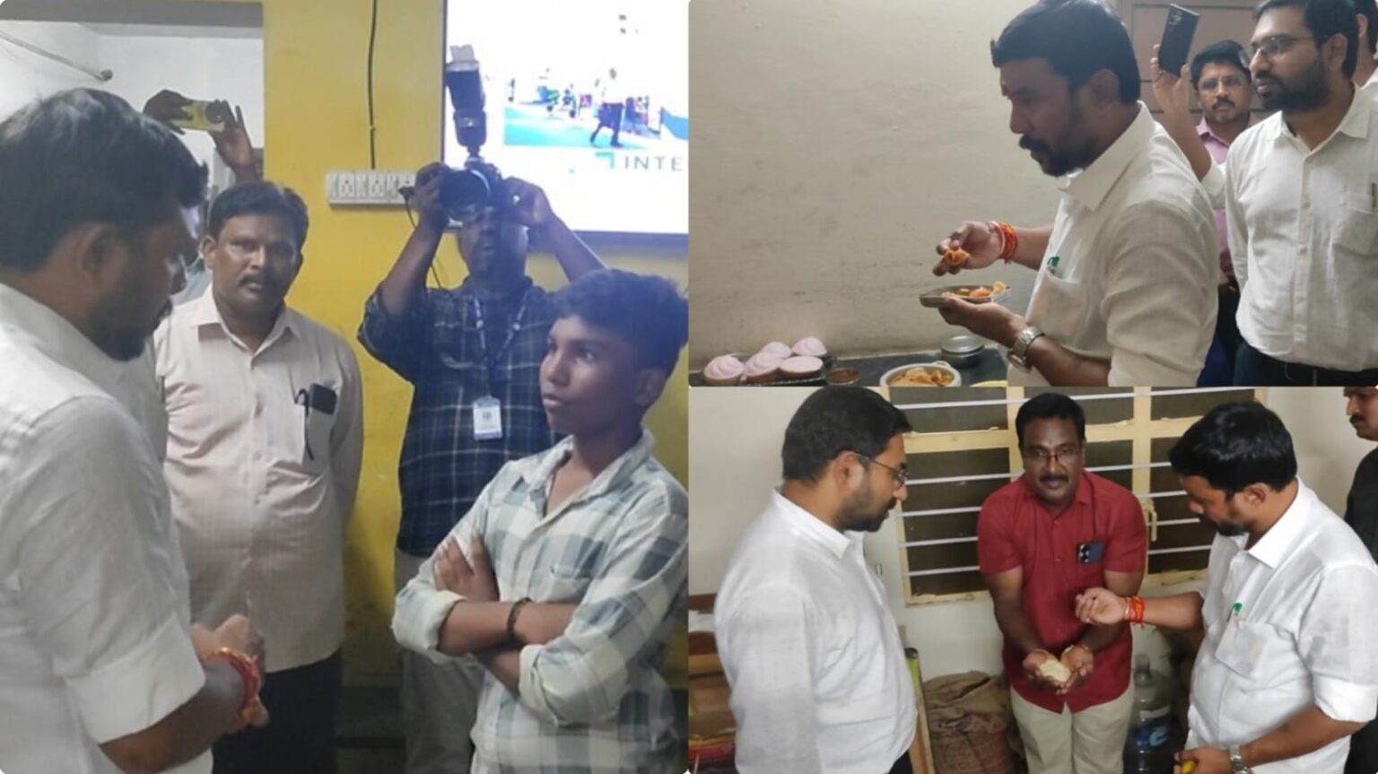 நள்ளிரவில் அதிரடி ஆக்ஷன்!. மாணவர் விடுதியில் அமைச்சர் சம்பத் திடீர் ஆய்வு! kovai ministe sampath inspection