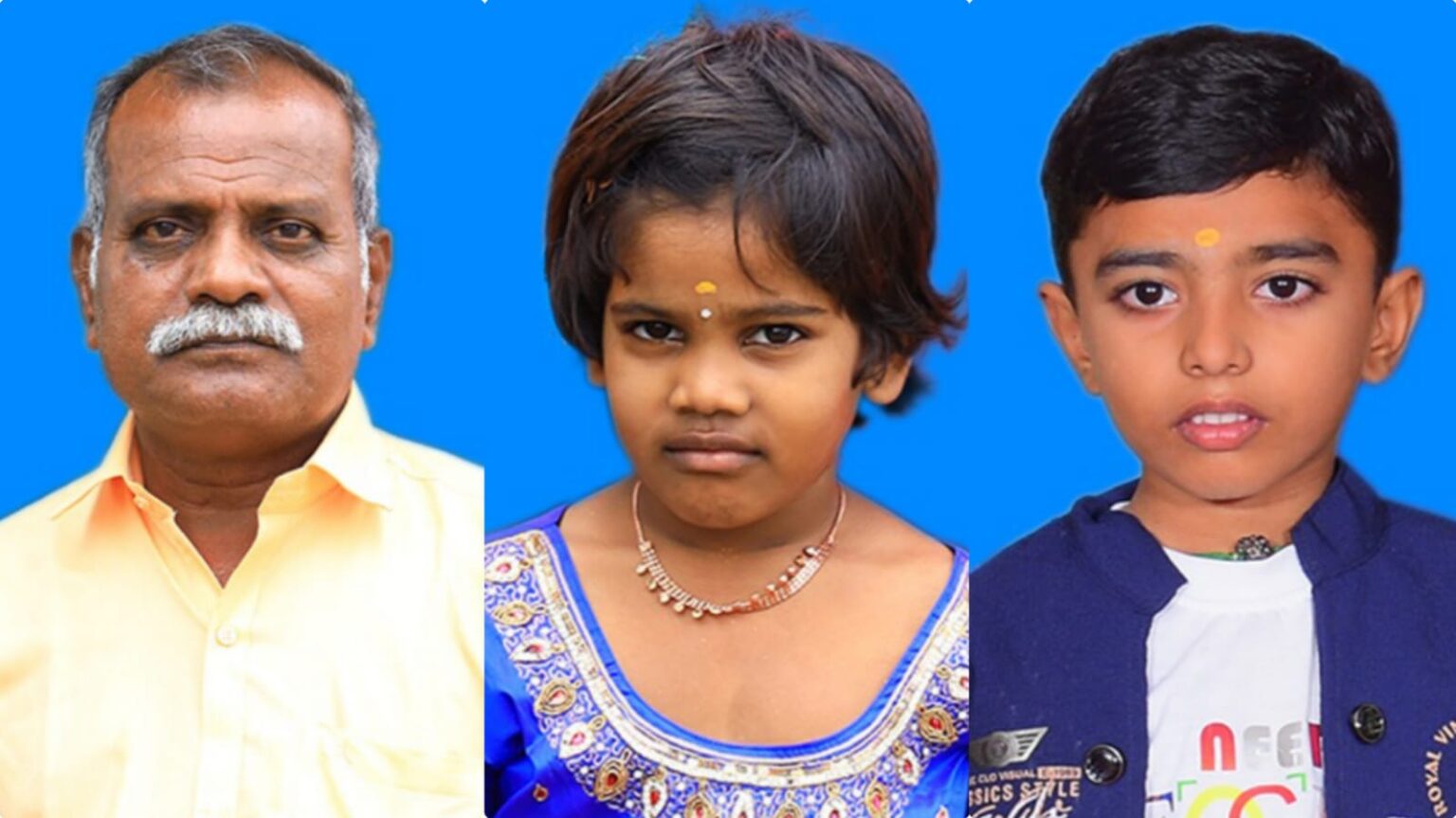சரக்கு வாகனம் மோதி கோர விபத்து!. பள்ளிக்கு சென்ற தாத்தா, பேரக்குழந்தைகள் துடிதுடித்து மரணம்! ranipet accident