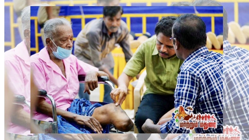 மாற்றுத்திறனாளிகள் நலனில் முன்னெடுப்பு… மதுரையில் ஒன்றிய அரசின் ALIMCO-வின் கிளை அலுவலகம் …. சு.வெங்கடேசன் எம்.பி மகிழ்ச்சி 1 004 su venkat B