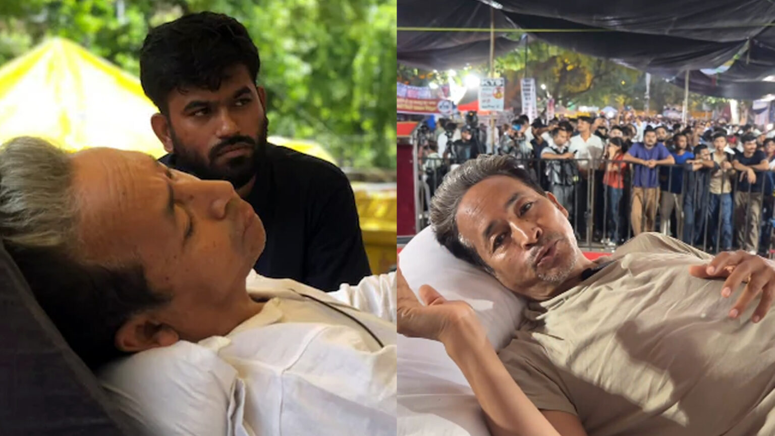 நீட் முறைகேடு – தர்மேந்திர பிரதான் பதவி விலகக் கோரி இன்று 19-வது நாளாக சோனம் வாங்சுக் உண்ணாவிரதம் 005 vangsukh