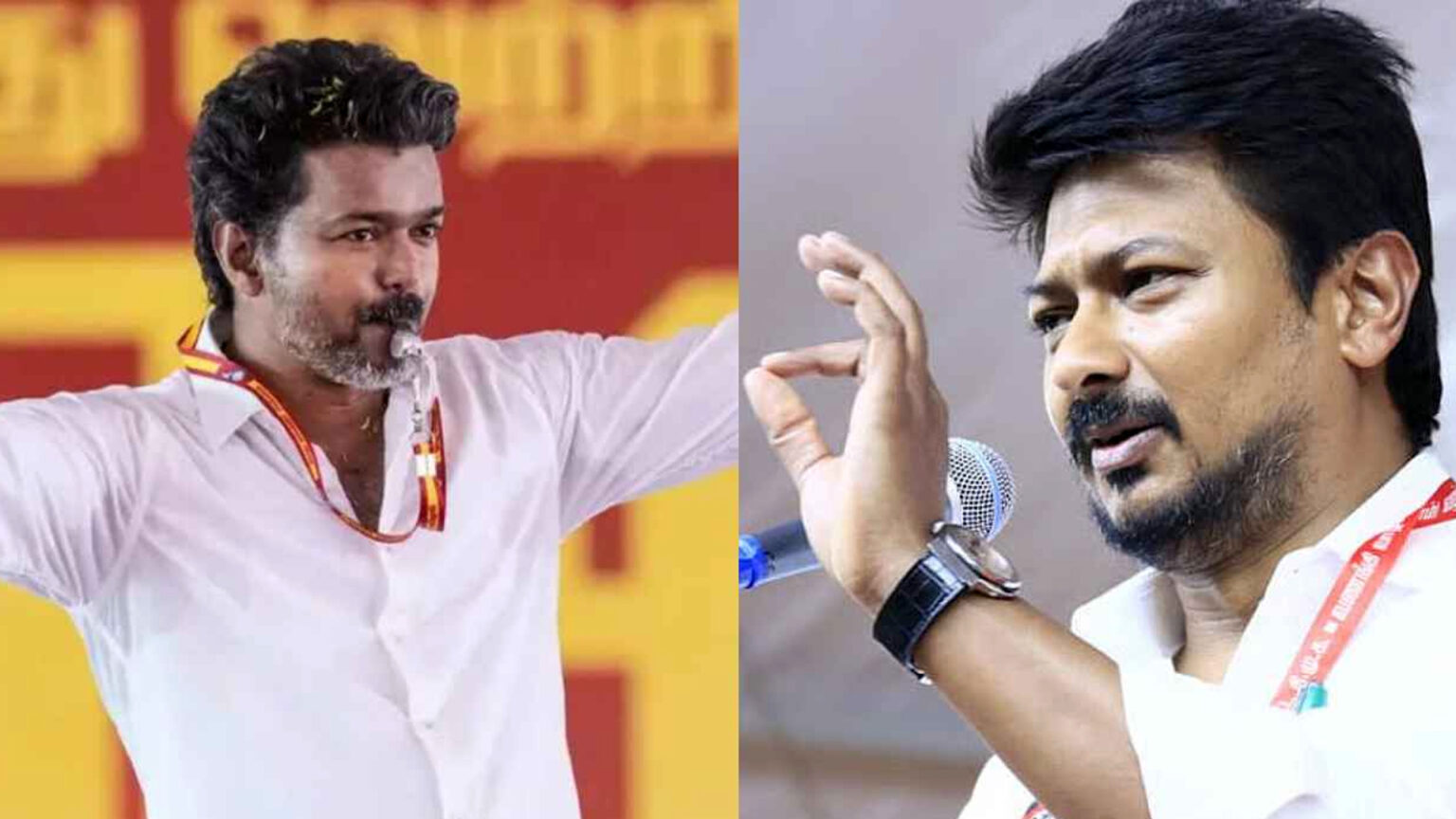 தீயசக்தி திமுகவால் ஏற்பட்ட பேரிடர் விலகி, தமிழக மக்களுக்குப் பெருமகிழ்ச்சி ஏற்பட்டுள்ள காலமிது – உதயநிதிக்கு தவெக பதில் 007 vijay