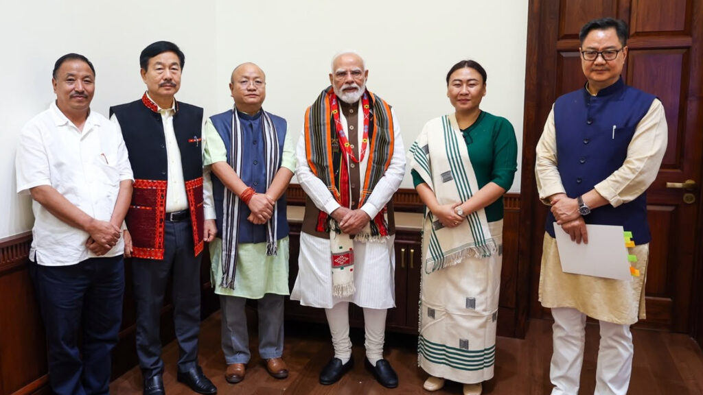 வெள்ளபாதிப்பு; அருணாச்சலப் பிரதேசம், நாகாலாந்து எம்.பி.க்களுடன் பிரதமர் மோடி ஆலோசனை 020 modi