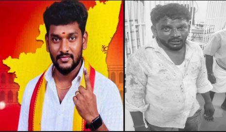 கரூர் : பெண்ணிடம் தவறாக நடக்க முயற்சித்த தவெக நிர்வாகி..! பெண் அளித்த புகாரால் பரபரப்பு..! 1 13