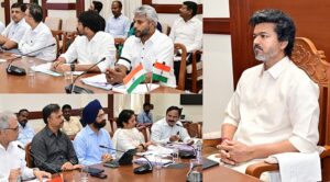 தென்மேற்குப் பருவமழை & பயிர் சாகுபடி ஆய்வு: குடிநீர், அத்தியாவசியப் பணிகளுக்கு ₹340 கோடி நிதி ஒதுக்கீடு- முதல்வர் விஜய் உத்தரவு! 1 40