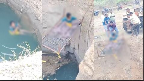 தெலுங்கானா : நகைக்காக கிணற்றில் தள்ளி விடப்பட்ட பெண்..! 21 மணி நேர போராட்டம்..! பத்திரமாக மீட்ட தீயணைப்பு வீரர்கள்..! 5 3