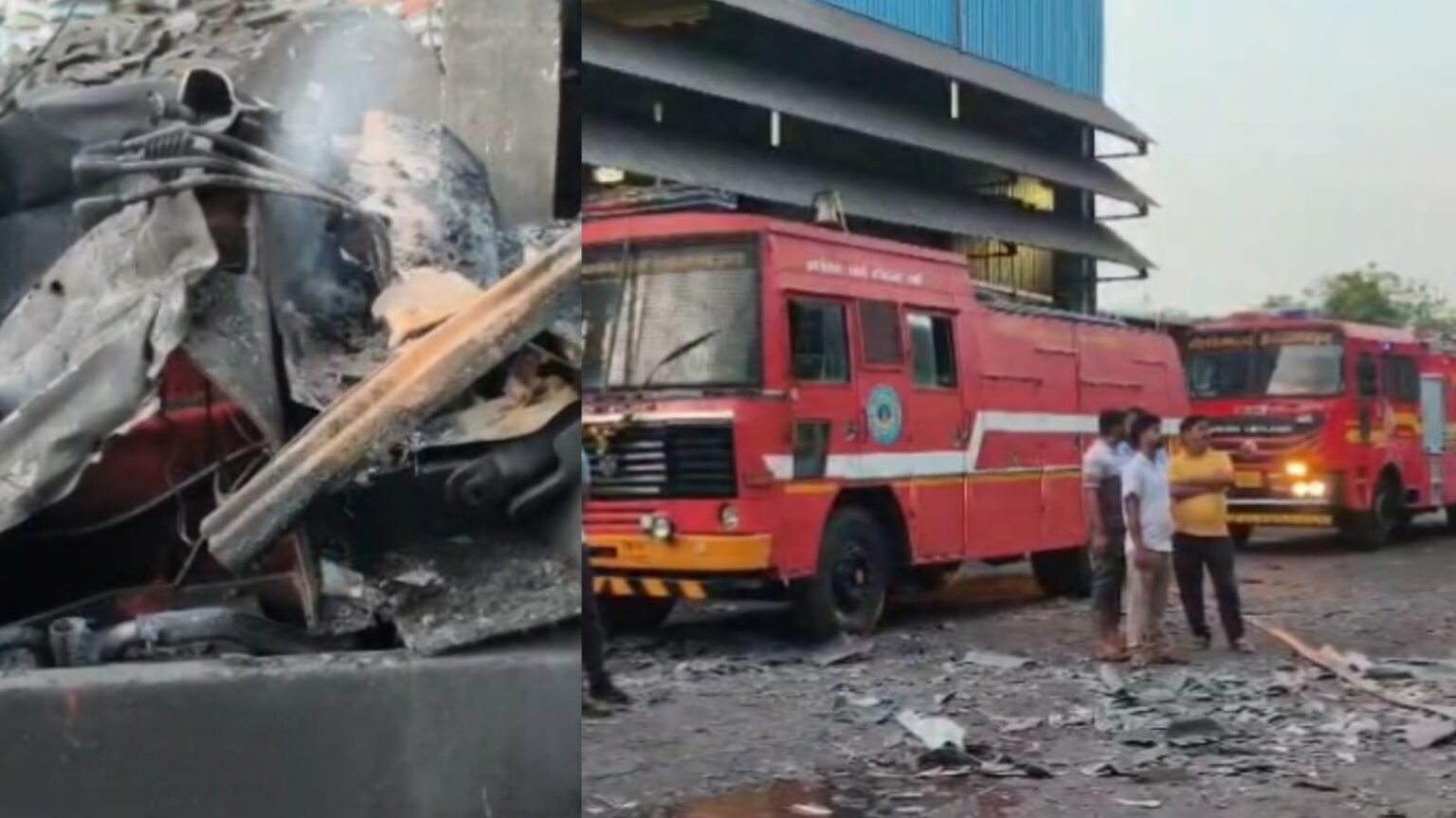 Giant boiler explodes