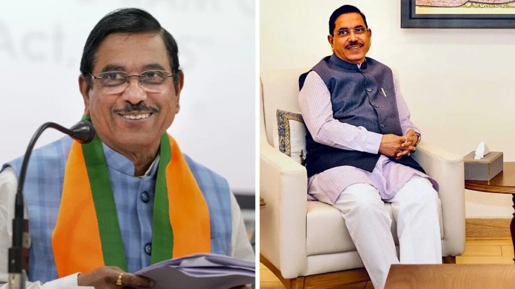 யார் இந்த பிரஹலாத் ஜோஷி!. அவரது கல்வித் தகுதி என்ன?. புதிய கல்வி அமைச்சர் குறித்த முழு விவரங்கள்! Pralhad Joshi educational qualification