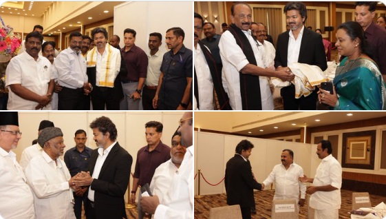 ” வைகோவுக்கு சங்கடம்… திருமாவுக்கு ஆச்சரியம்…” - கோவளம் கூட்டத்தில் நடந்தது என்ன? 1 TVK meeting Vijay