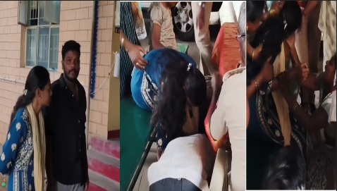 தர்மபுரி : பாதுகாப்பு கோரி காவல்நிலையத்தில் தஞ்சம் அடைந்த காதல் ஜோடி..! காலில் விழுந்து அழுத பெற்றோர்..! WhatsApp Image 2026 07 07 at 1.54.57 PM