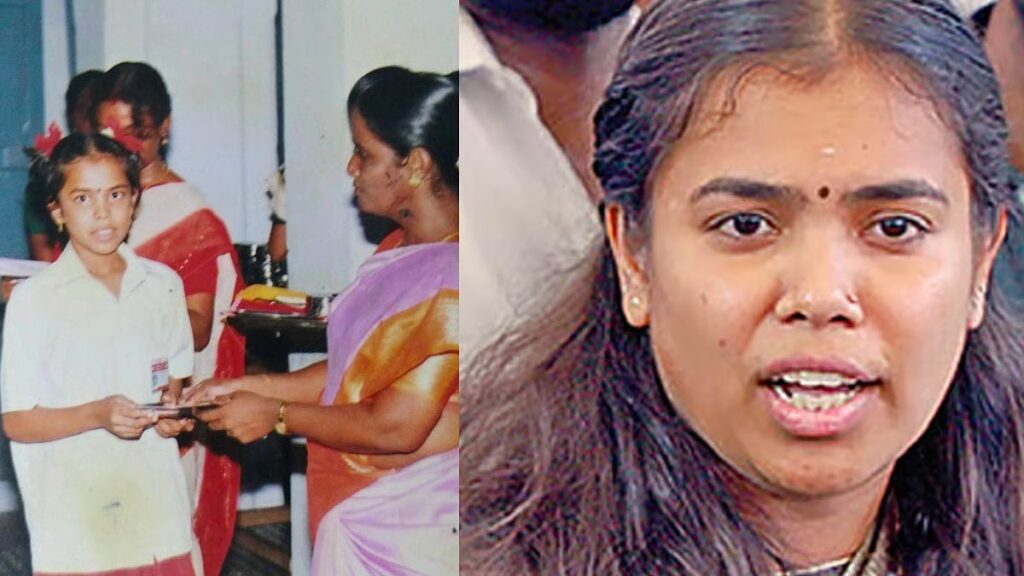கிண்டல் பண்ணாதீங்க..!! அரசு பள்ளியில் படித்தவள் நான்..!! பொங்கியெழுந்த அமைச்சர் கீர்த்தனா..!! image 23 3