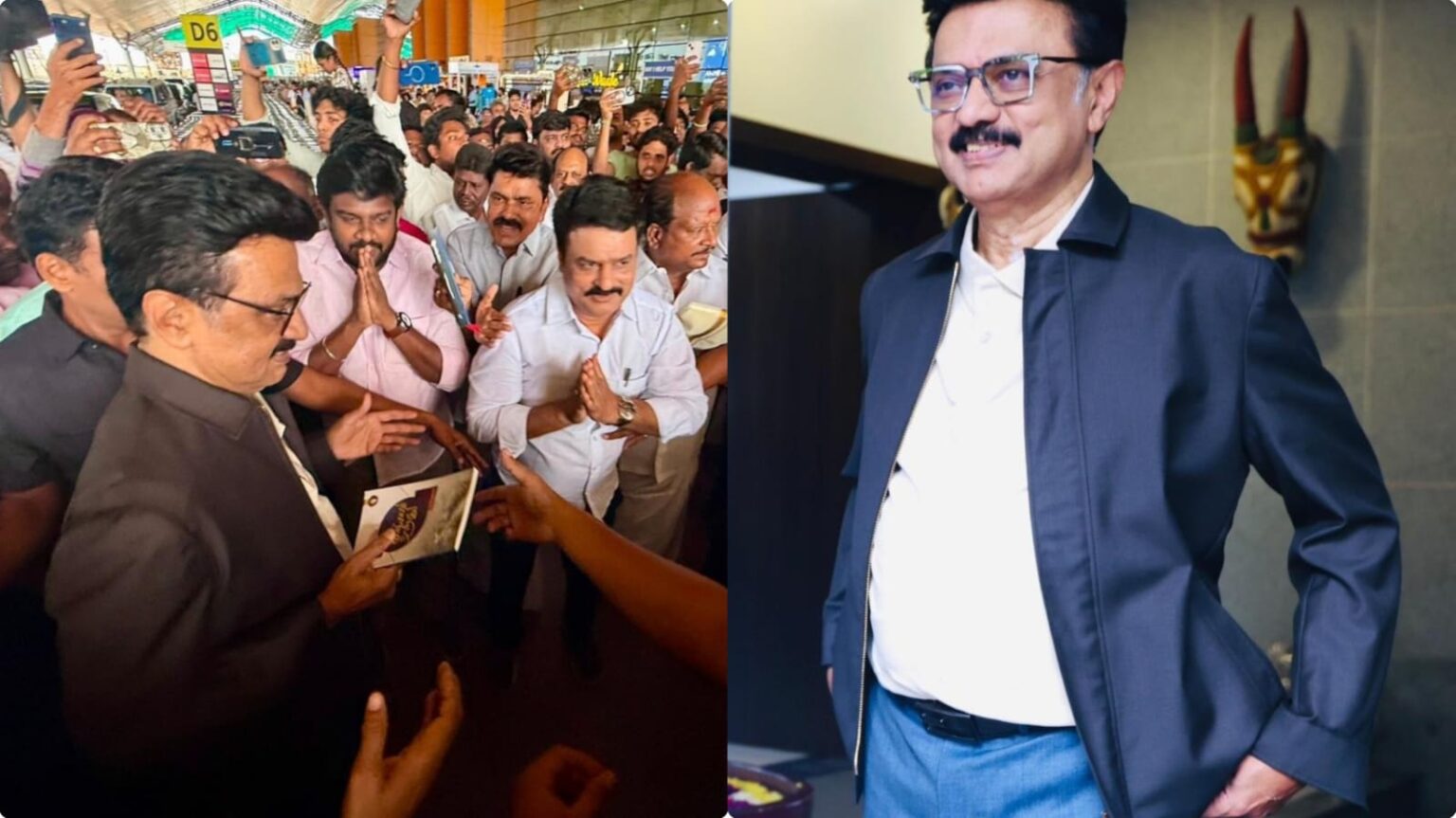 குடும்பத்துடன் லண்டன் புறப்பட்ட திமுக தலைவர் மு.க. ஸ்டாலின்!. stalin london visit