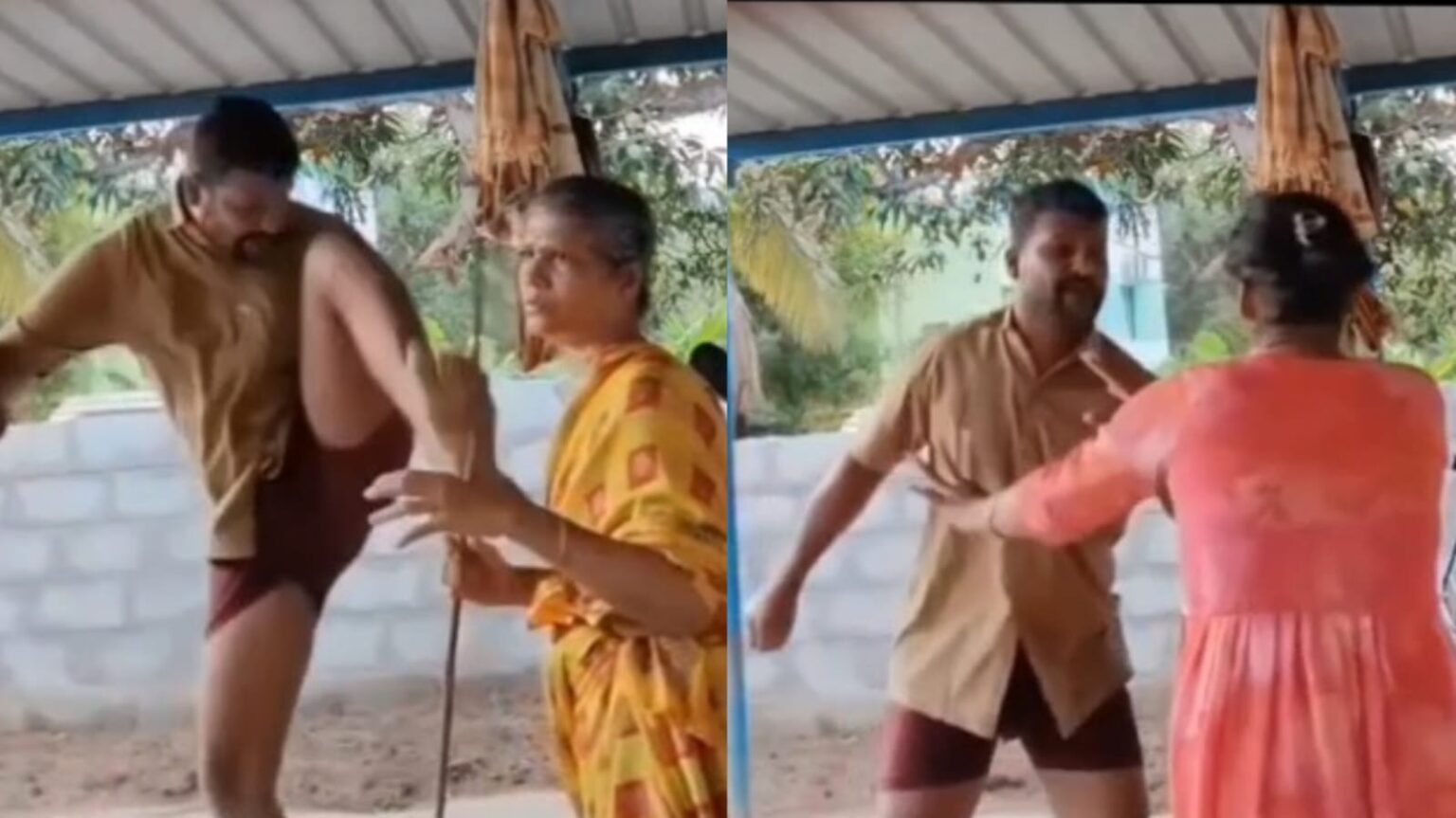 சொத்துக்காக இப்படியா?. பார்வையற்ற தாயை எட்டி உதைத்த மகனின் கொடூர செயல்!. thirupathur blind mother